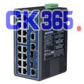 EKI-7656C：16+2G光电组合Combo端口网管型冗余千兆以太网交换机