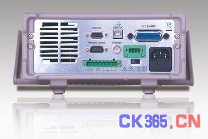 艾德克斯电子IT8800系列电子负载系列，在它的背面有很多标准的通讯接口