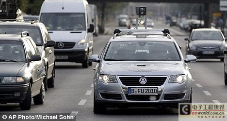 德国科学家成功测试全自动汽车 无人驾驶穿行自如 