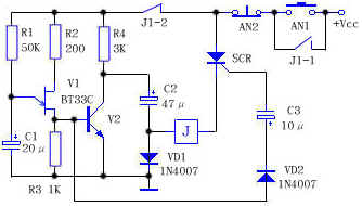 继电器控制电路模块及原理