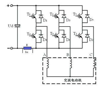 图6 单电流检测逆变主电路结构图