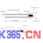 Miniature Axial and Radial Leaded Thermistors 温度传感器