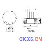 PPS-200-02/200bar(4Pins)陶瓷压力芯体(芯片)/陶瓷压力传感器